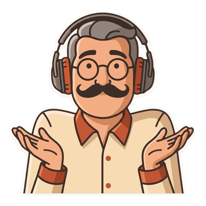 Dad shrugs with both palms up