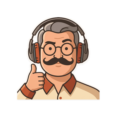 Dad gives a thumbs up